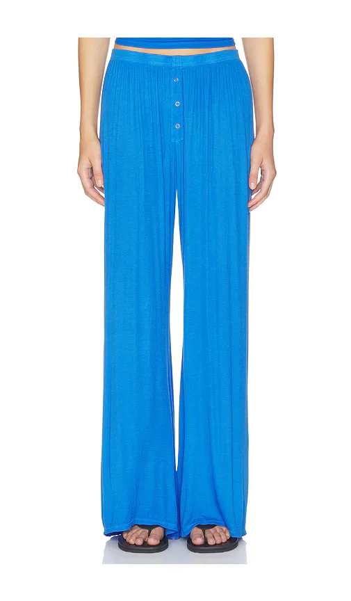 Laguna Wide Leg Pant with Snaps by Michael Lauren