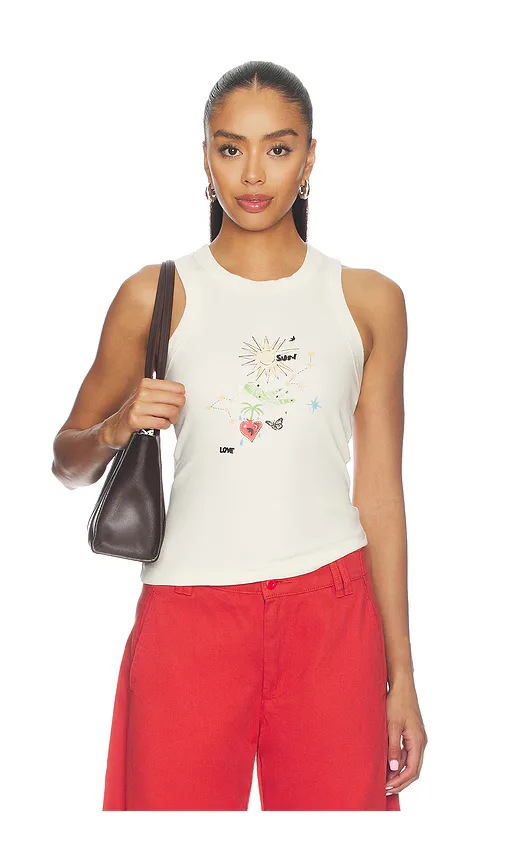 Celestial Rib Tank by Never Fully Dressed