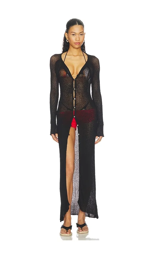 Jolene Button Front Duster by Indah