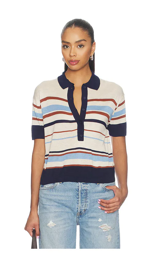 The Stella Polo Sweater by Joe's Jeans