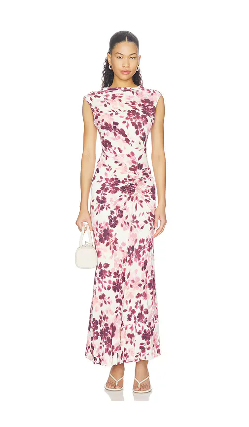 Acacia Short Sleeve Midi Dress by SIMKHAI