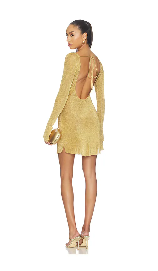 Estelle Backless Mini Dress by GUIZIO