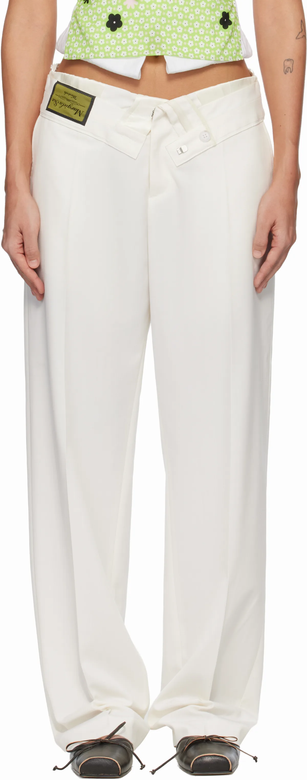 Off-White Reverse Waistband Trousers