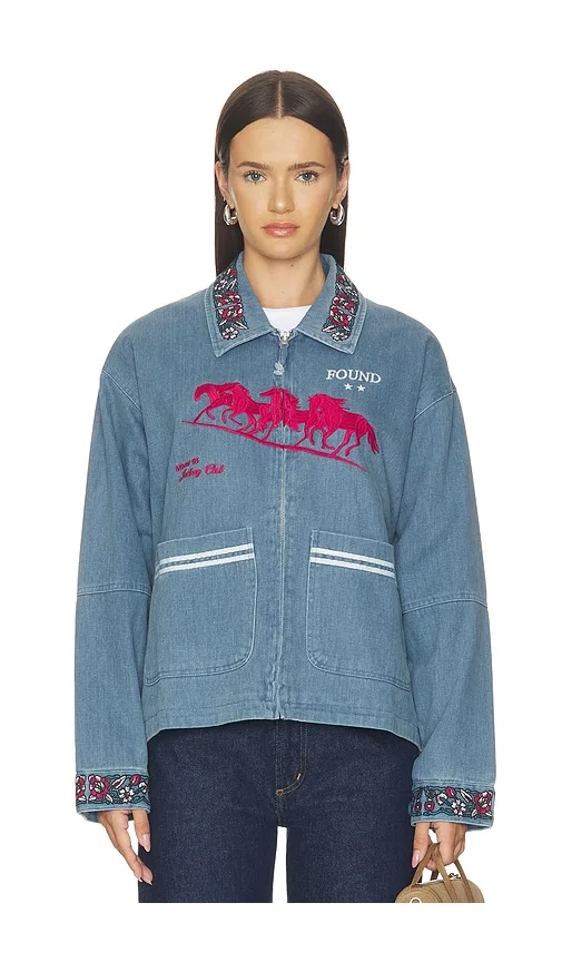 Jockey Club Embroidered Jacket by Found