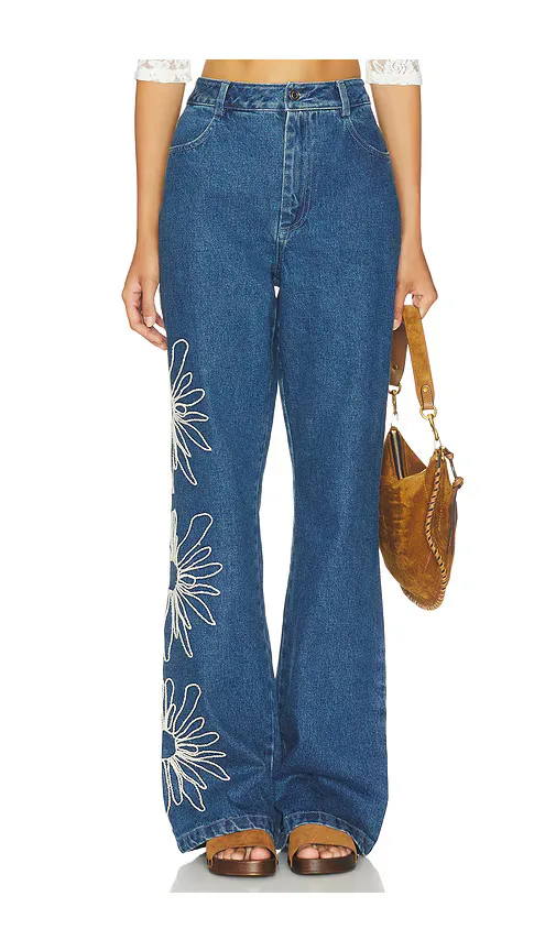Amana Denim Flare Jean by The Wolf Gang