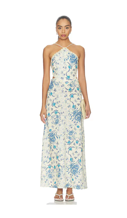Indira Bleu Dress by Agua Bendita
