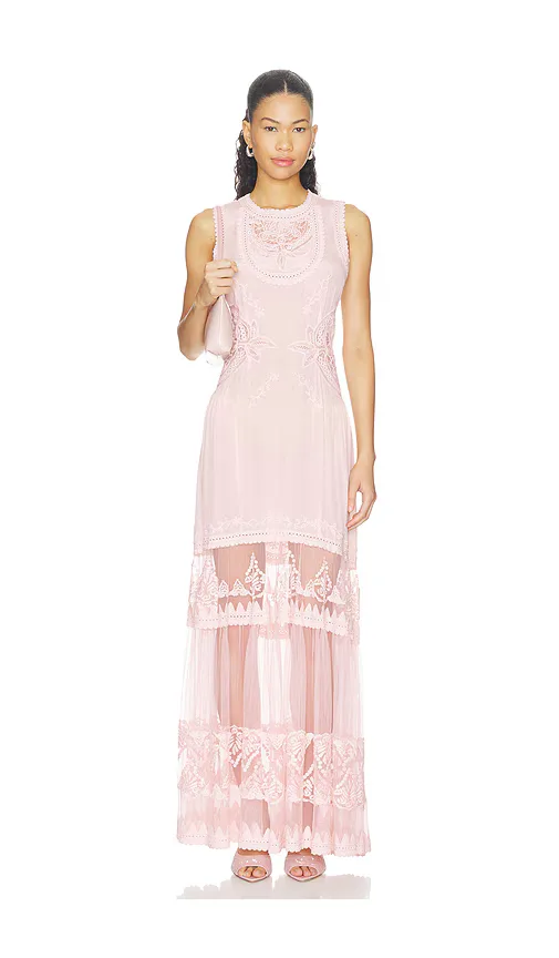 Florence Sleeveless Silk Dress by Ulla Johnson