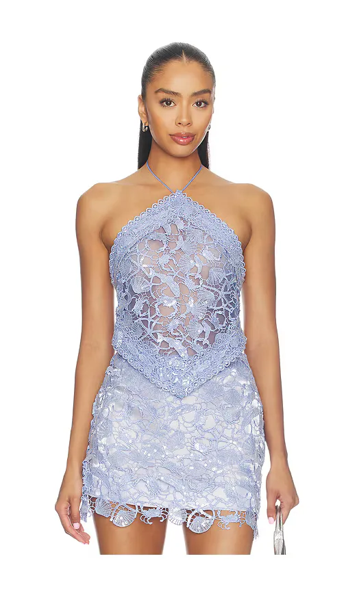Eaves Sequin Top by retrofete
