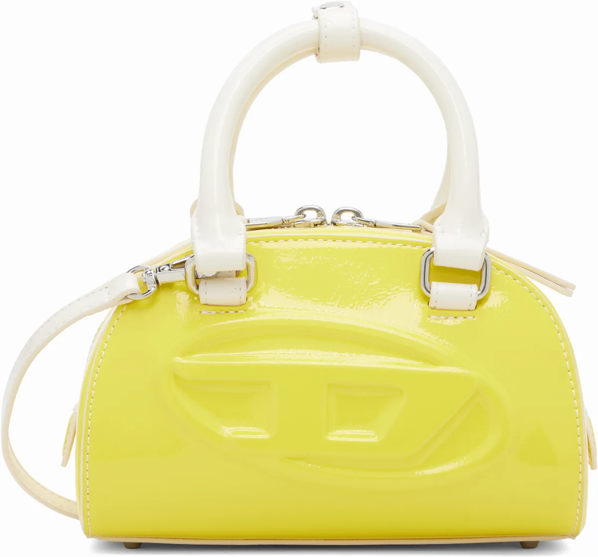 Yellow 1dr Dome Crossbody Bag by Diesel