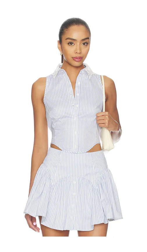 Collar Bib Top by fleur du mal