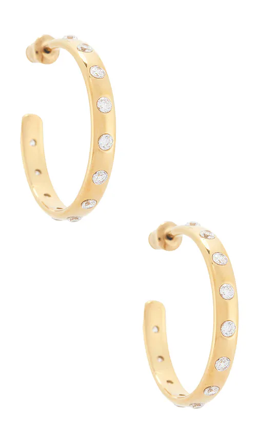 Nora Mae Hoop Earrings