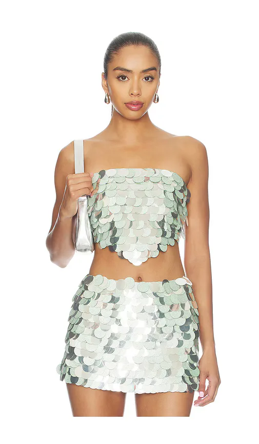 Maeva Sequin Top by retrofete