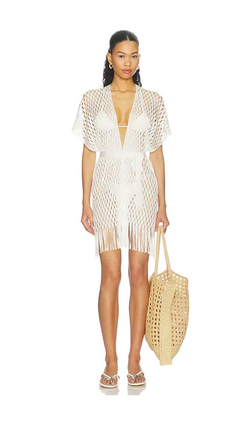 Caught Up Short Caftan by Luli Fama