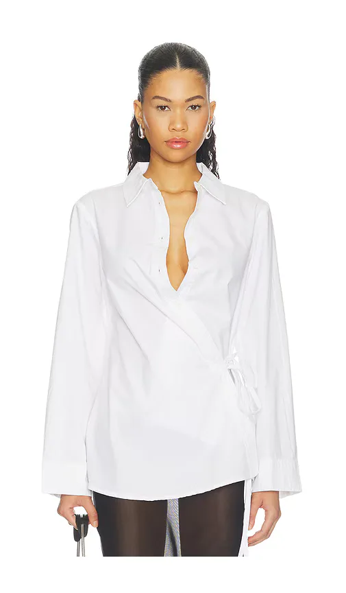 Agnes Wrap Top