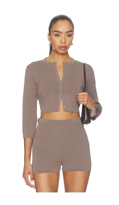 Refined Knit Crop Cardigan