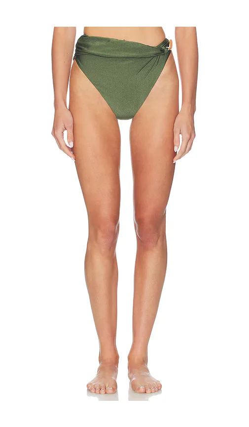 Aurora Lycra High Waist Bikini Bottom by PatBO