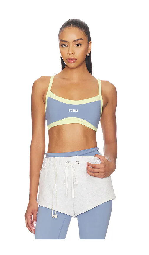 Scoop Contrast Sports Bra by FORM