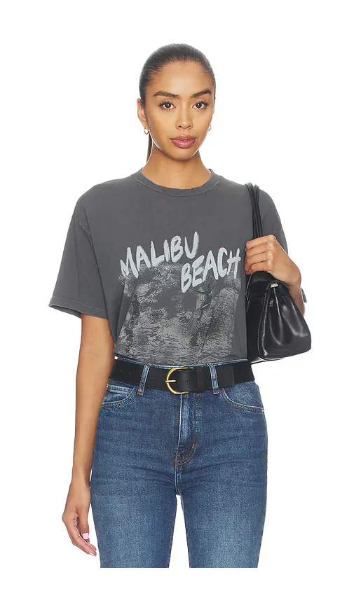 Cade Tee Surfer Black Blue by ANINE BING