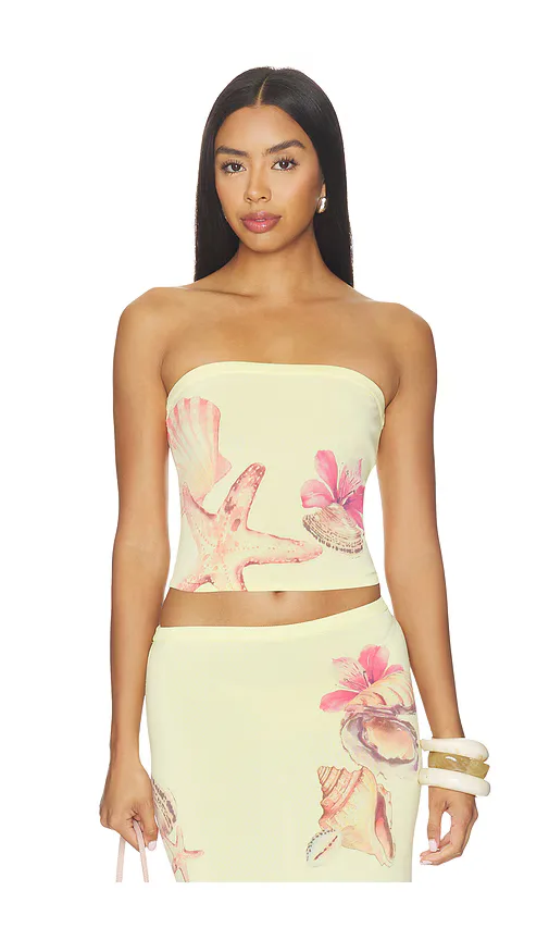 Katia Floral Print Tube Top by Lovers and Friends