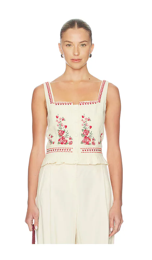 Charlotte Cherish Top by Agua Bendita