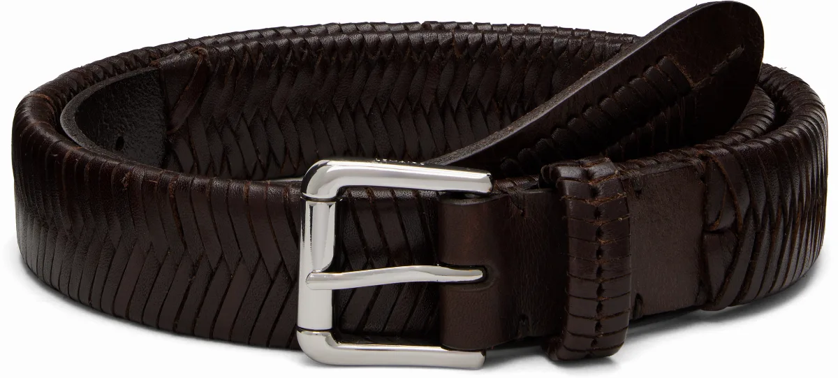 Brown Weave Belt