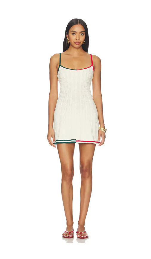 Azriel Metallic Knit Mini Dress