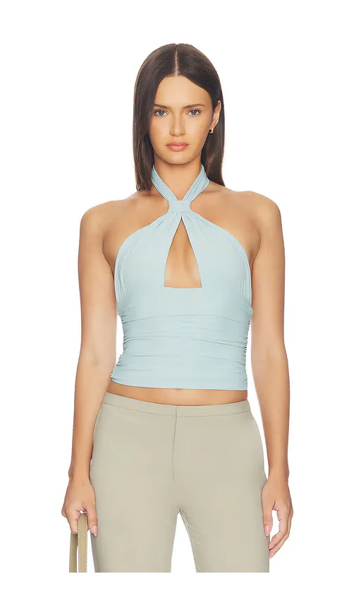 Piper Knotted Halter Top by Mimchik