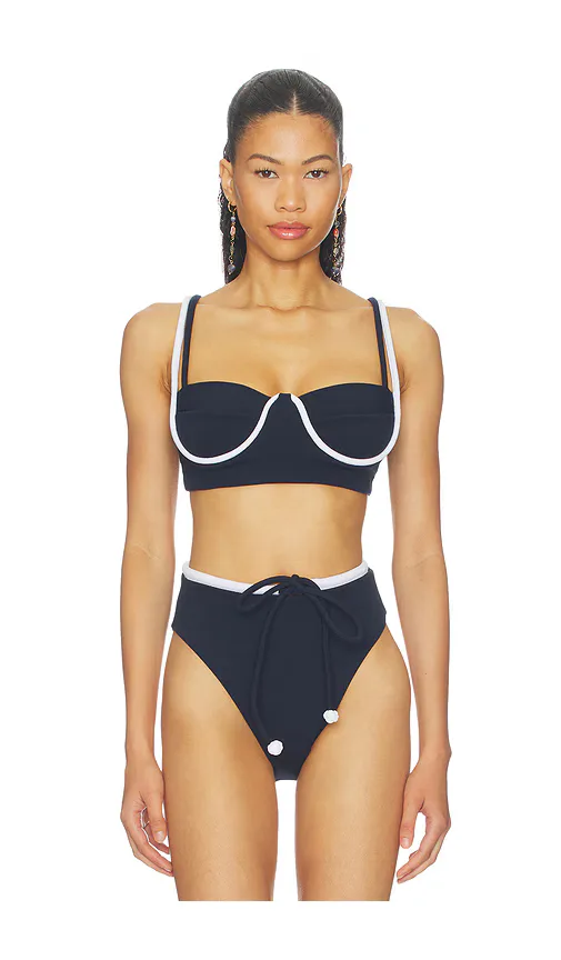 Corda Pin-Up Bikini Top by Nau Bikinis
