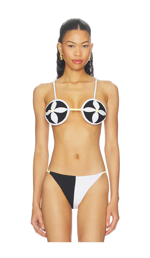 Redondo Flor Bikini Top by Nau Bikinis