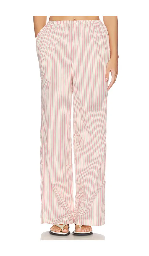 Rhodes Striped Linen Pant by Lovers and Friends