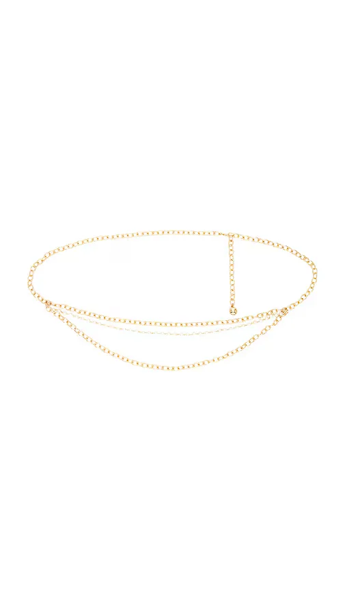 Chain and Pearl Belt by LELET NY