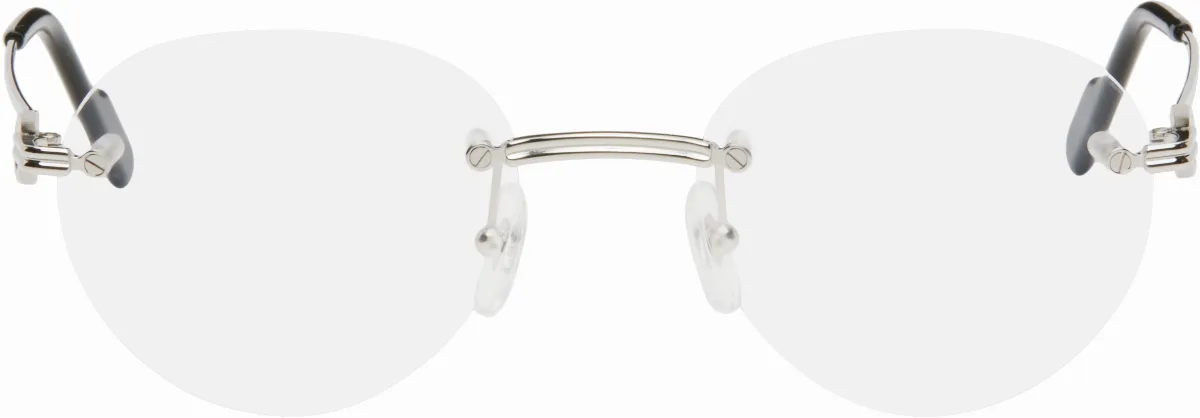 Silver CT0514O Glasses by Cartier
