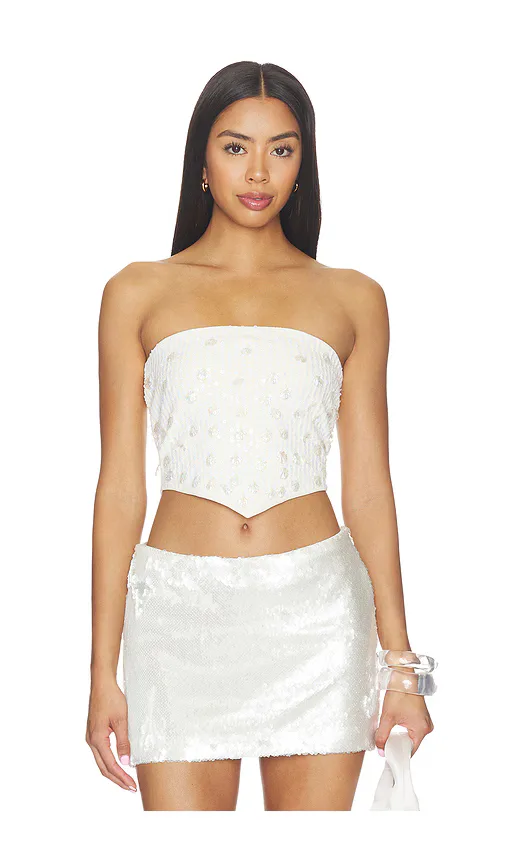 Reiley Shell Embroidered Top by Lovers and Friends