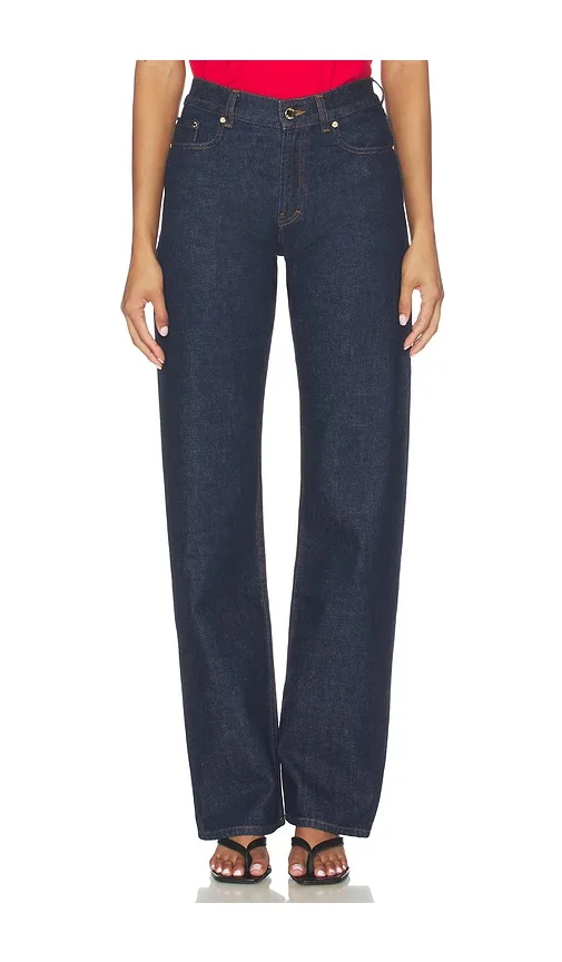 Selvedge Embroidered Laurel Jeans by Casablanca