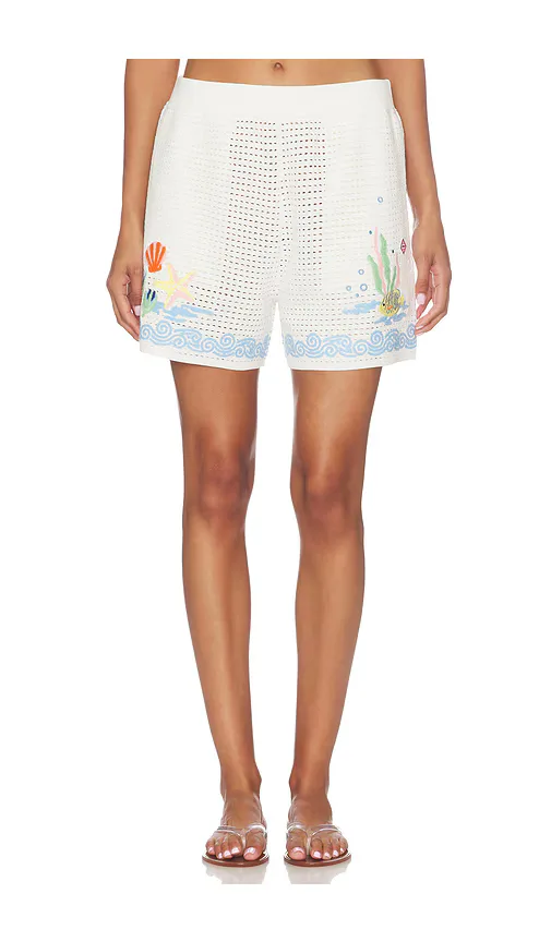 Crochet Beach Shorts by Casablanca