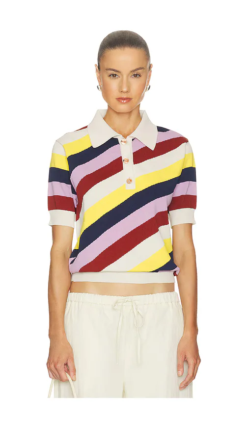 Jollow Jacquard Polo by Essentiel Antwerp