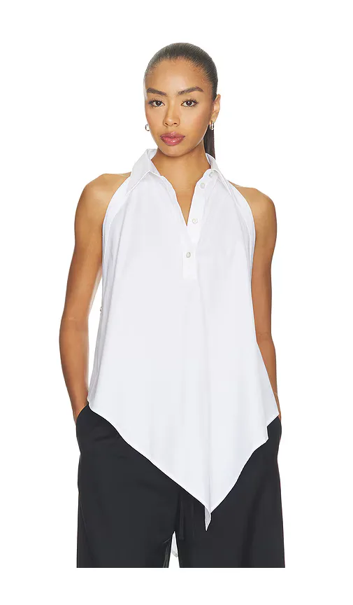 Collar Scarf Top by Helmut Lang