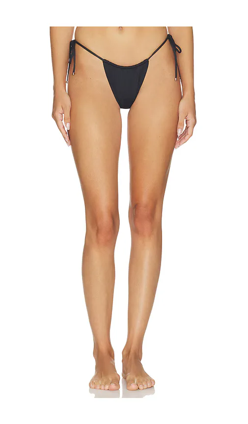 Classic Swim Medallion Tie Side Bikini Bottom