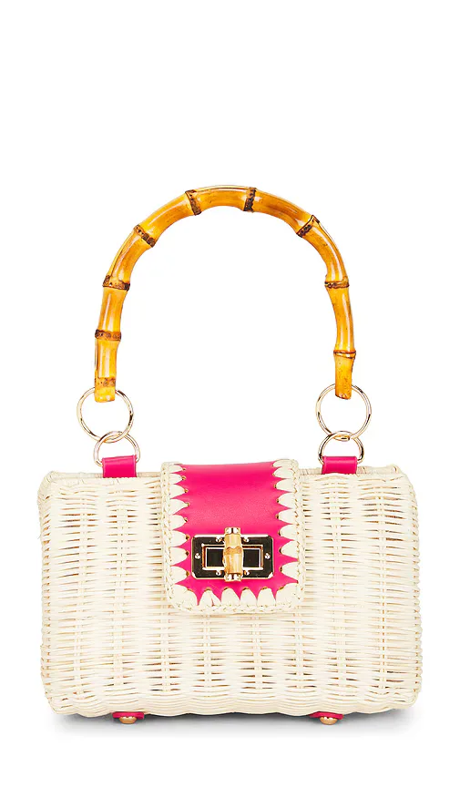Mason Bamboo Clutch Bag by BTB Los Angeles