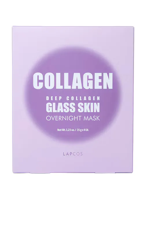 Deep Collagen Glass Skin Overnight Mask 4 Pack
