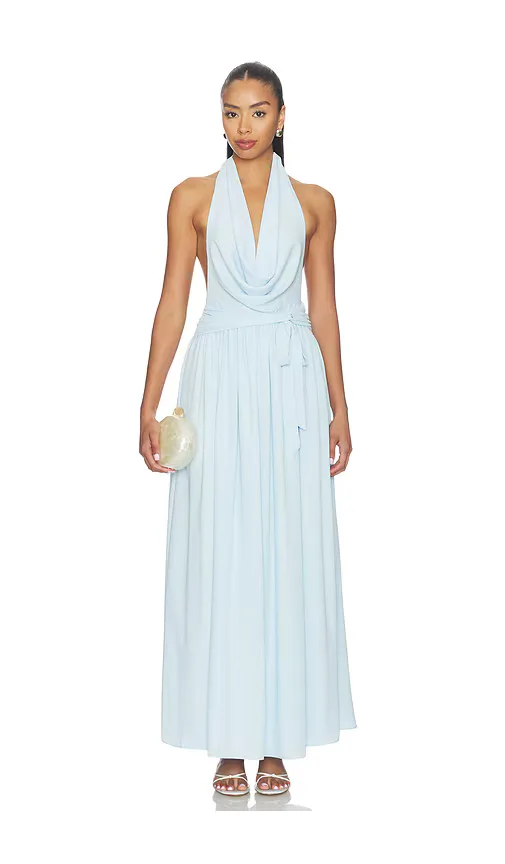 Athena Drape Maxi Dress