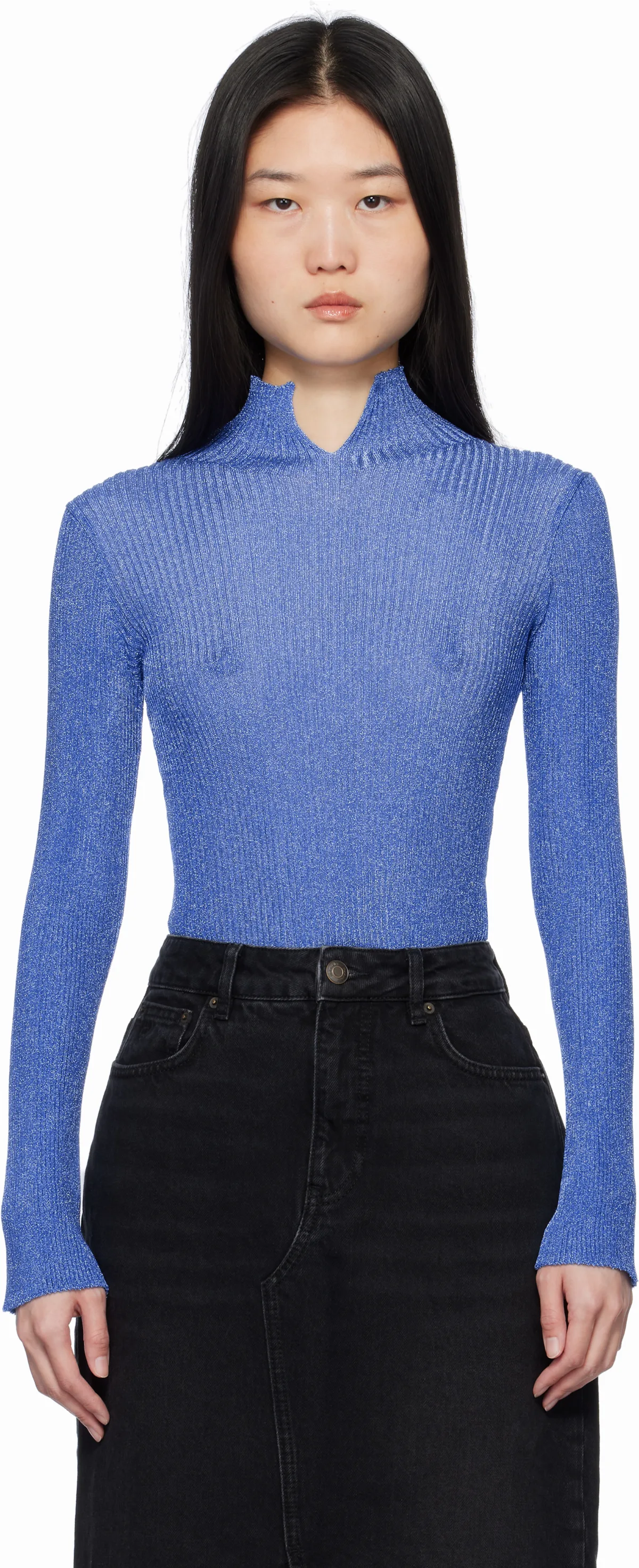 Blue Moonlight Turtleneck by Holzweiler