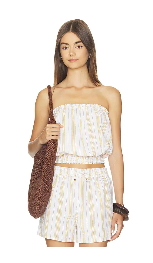Smocked Tube Top by Bobi