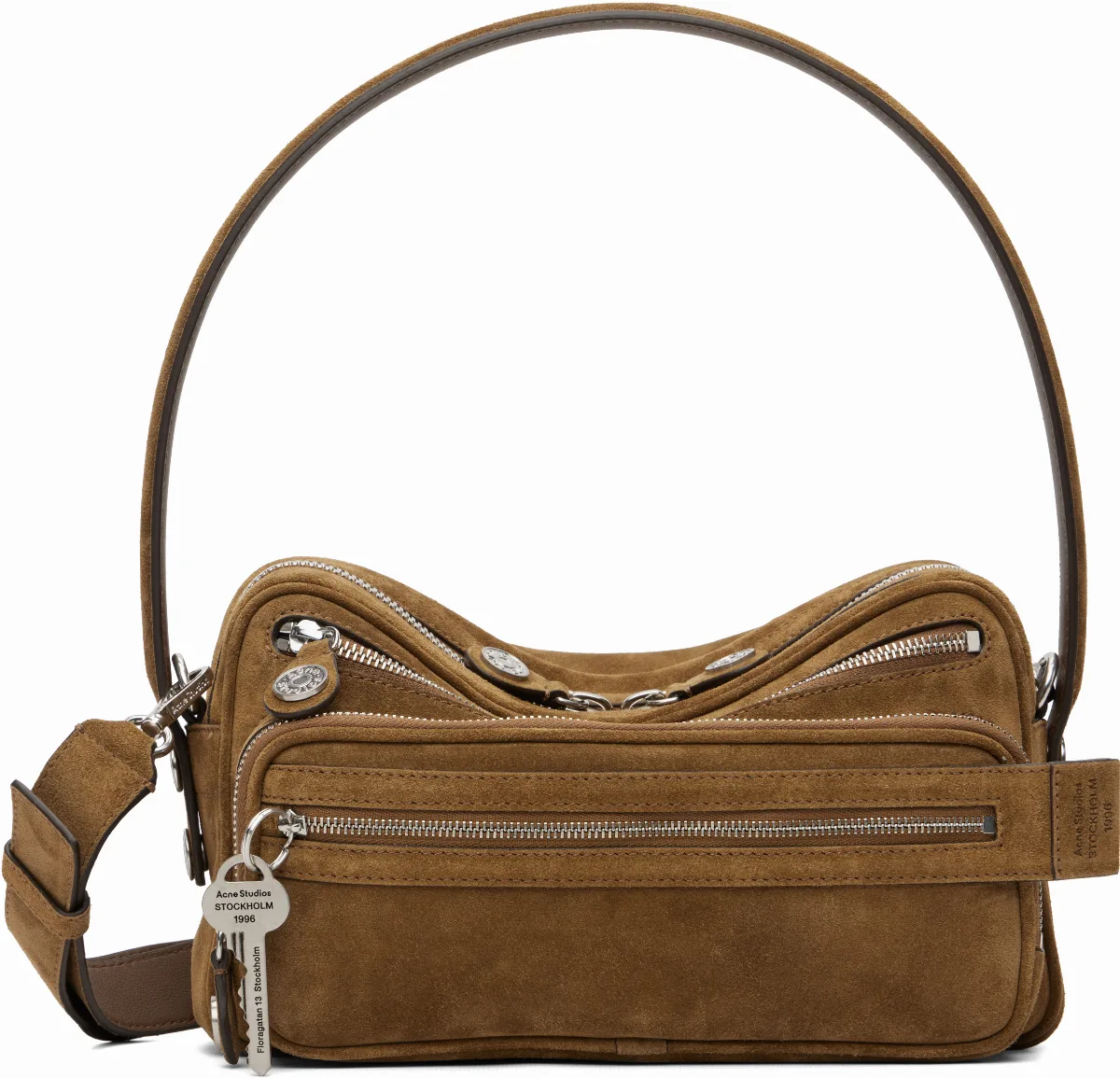Brown Camero Party Suede Bag