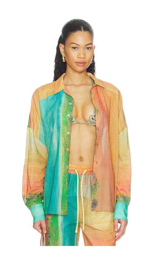 Formentera Cotton Voile Shirt by Donde Esteban