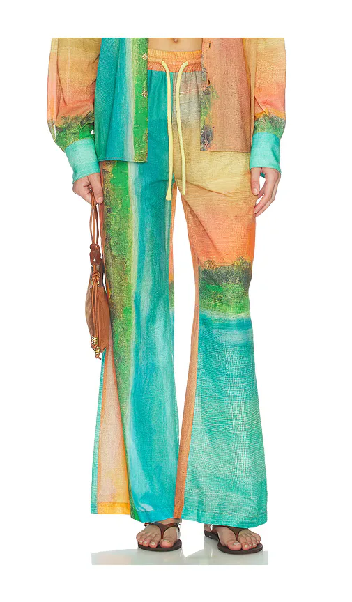 Formentera Cotton Voile Pants by Donde Esteban