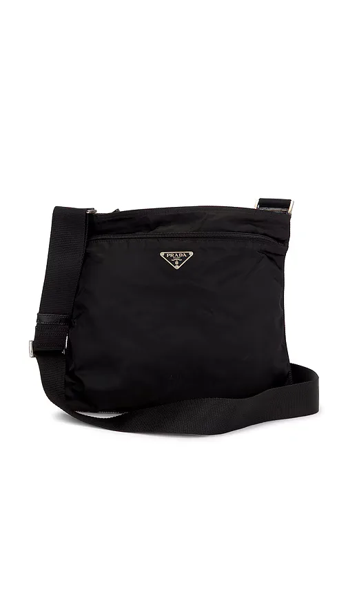 Prada Tessuto Flat Messenger Bag by FWRD Renew