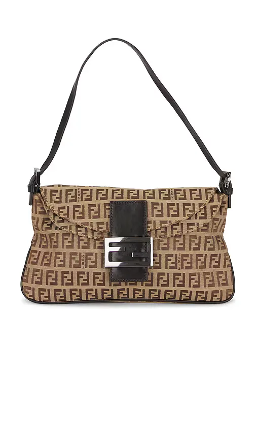 Fendi Zucchino Baguette Shoulder Bag by FWRD Renew