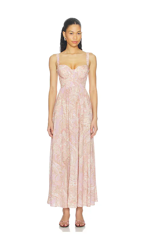 Rosette Maxi Dress by L'AGENCE