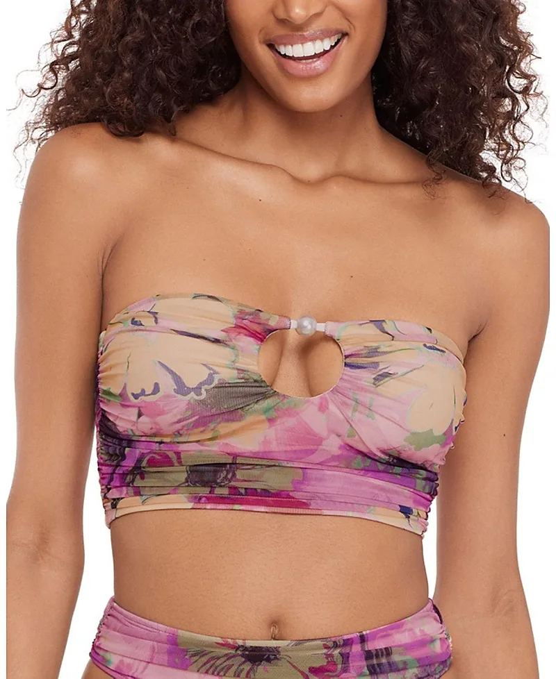 Keyhole Tube Top with Pearl Top by Steve Madden